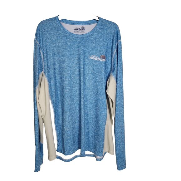 Suntracker Men's Shirt 2XL Moisture Wicking Vented Long Sleeve Fishing Boating - Picture 1 of 9